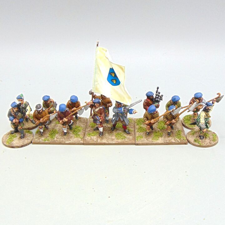Grade D - Front Rank Miniatures/Dixon Miniatures - 1745 Jacobite Rebellion - Jacobite Highland Clansmen Unit Grade D - Front Rank Miniatures/Dixon Miniatures - 1745 Jacobite Rebellion - Jacobite Highland Clansmen Unit