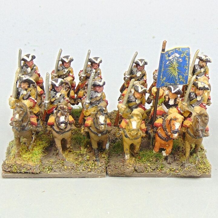 Grade E, Dixon Miniatures - WSS - French Cavalry Unit