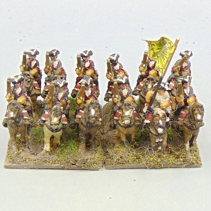 Grade E, Dixon Miniatures - WSS - French Cavalry Unit