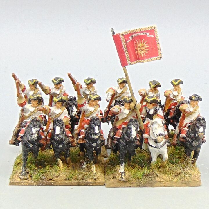 Grade E, Dixon Miniatures - WSS - French Cavalry Unit