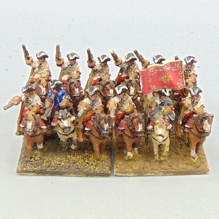 Grade E, Dixon Miniatures - WSS - French Cavalry Unit