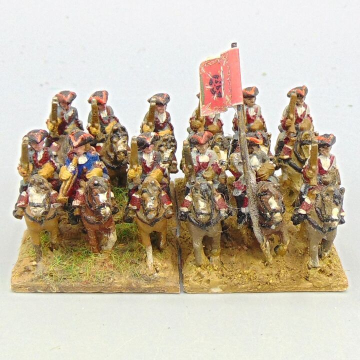 Grade E, Dixon Miniatures - WSS - French Cavalry Unit