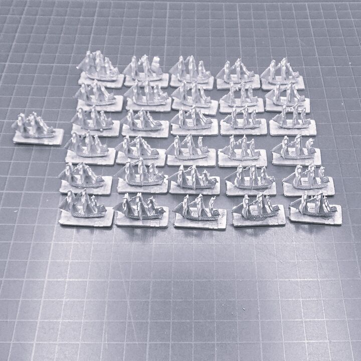 Forged in Battle, Napoleonic - 1:3000th Battle of Trafalgar British Fleet Forged in Battle, Napoleonic - 1:3000th Battle of Trafalgar British Fleet