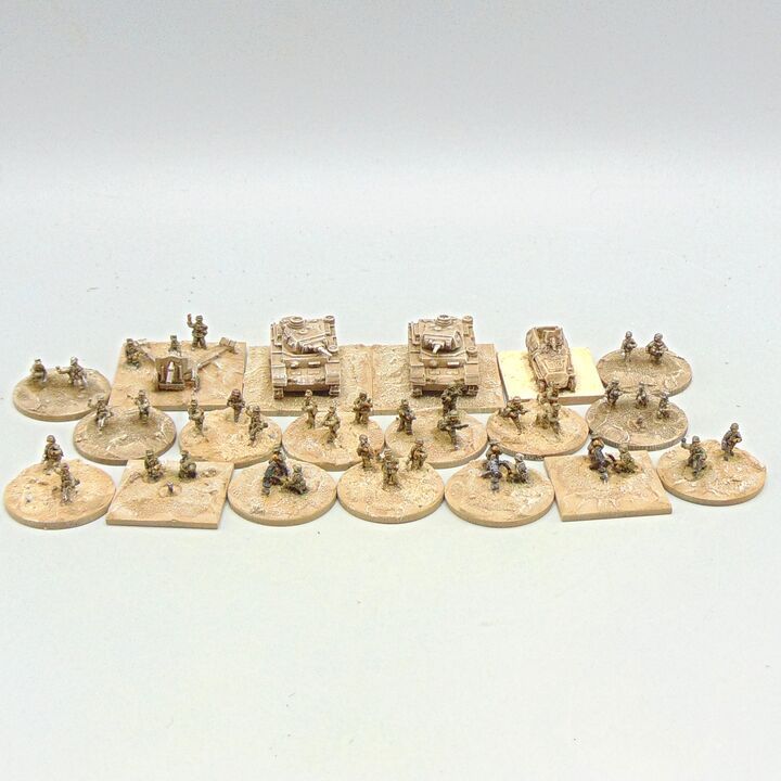 Grade D - Pendraken Miniatures - WW2 -  German Afrika Korps (DAK) Starter Force