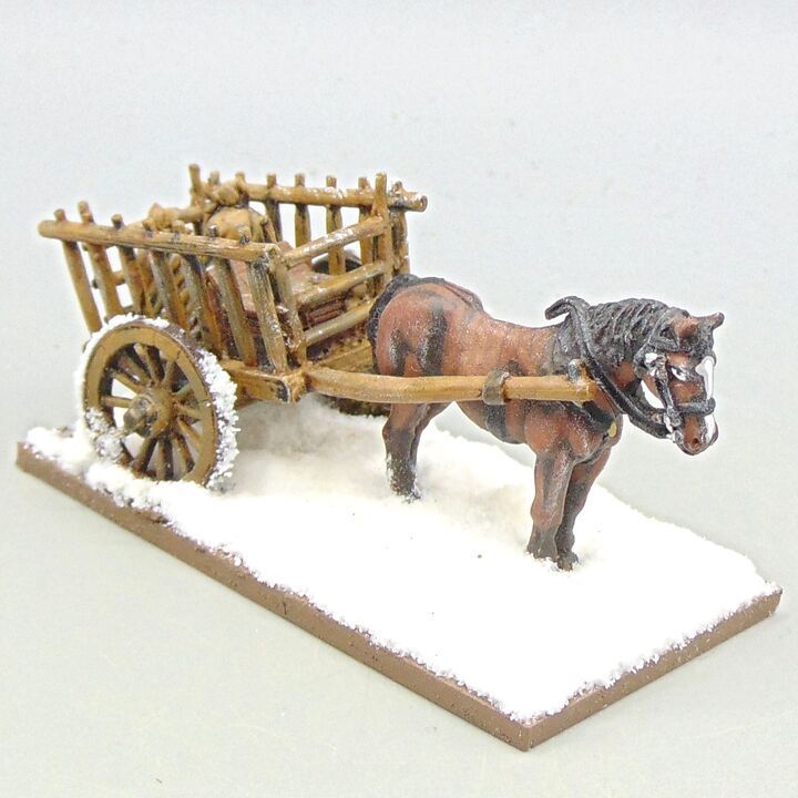 Grade D - Front Rank Miniatures - WOTR/Game of Thrones - Supply Cart Grade D - Front Rank Miniatures - WOTR/Game of Thrones - Supply Cart