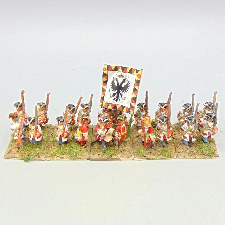 Grade E, Dixon Miniatures - WSS - Austrian Musketeer Unit Grade E, Dixon Miniatures - WSS - Austrian Musketeer Unit