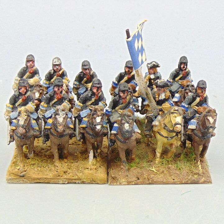 Grade E, Dixon Miniatures - WSS - Bavarian Cuirassier Unit
