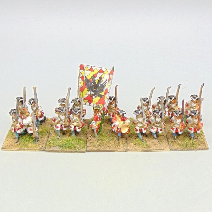 Grade E, Dixon Miniatures - WSS - Austrian Musketeer Unit Grade E, Dixon Miniatures - WSS - Austrian Musketeer Unit