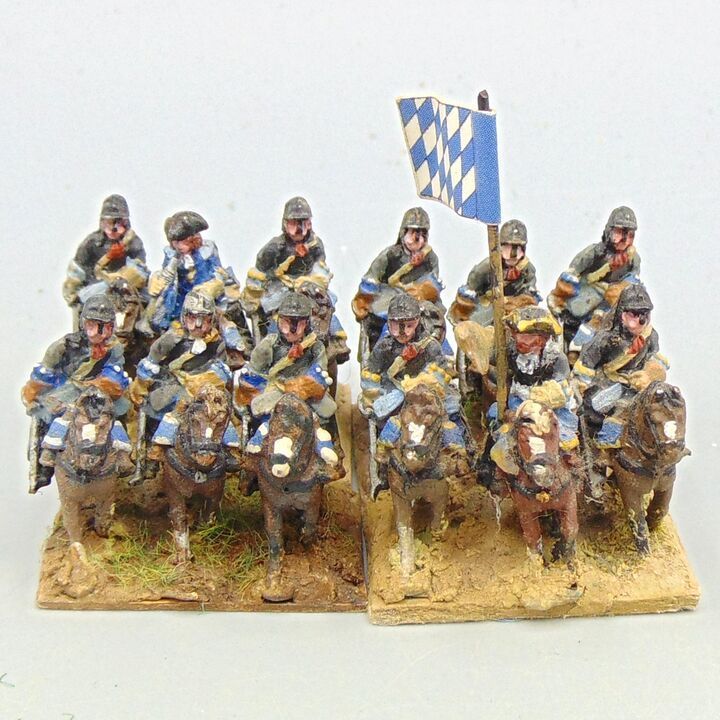 Grade E, Dixon Miniatures - WSS - Bavarian Cuirassier Unit Grade E, Dixon Miniatures - WSS - Bavarian Cuirassier Unit