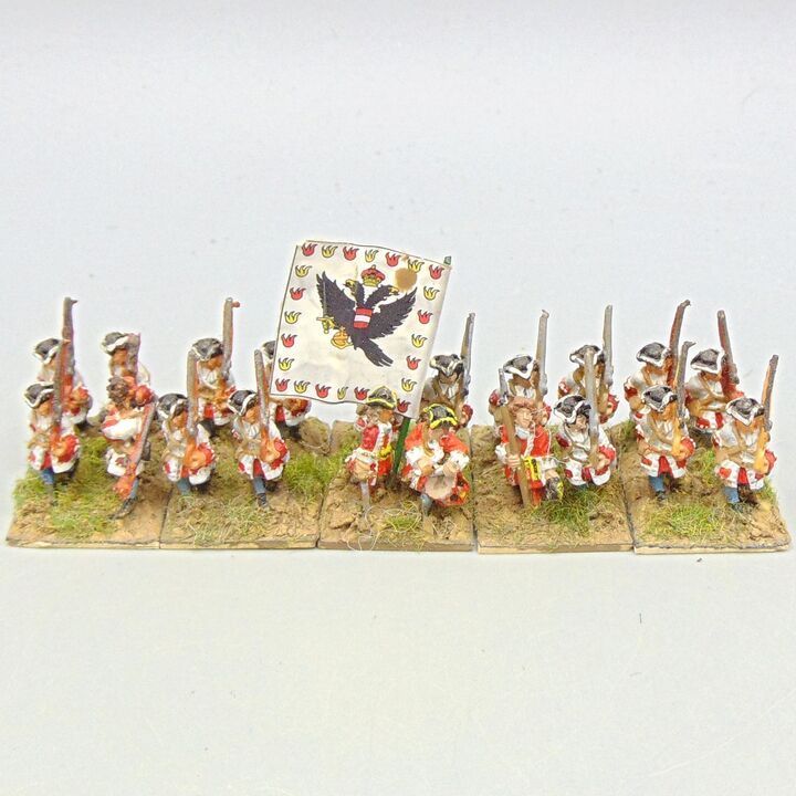 Grade E, Dixon Miniatures - WSS - Austrian Musketeer Unit