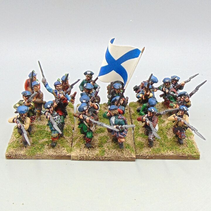 Grade D - Old Glory Miniatures - Jacobite Rebellions - Jacobite Highland Clans Unit