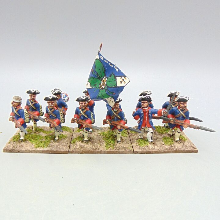 Grade C - Front Rank Miniatures - Jacobite Rebellions - Jacobite Royal Ecossais Unit