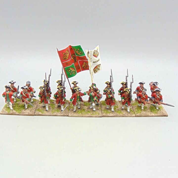 Grade C - Front Rank Miniatures - Jacobite Rebellions - Jacobite Amalgamated Irish Piquets Unit