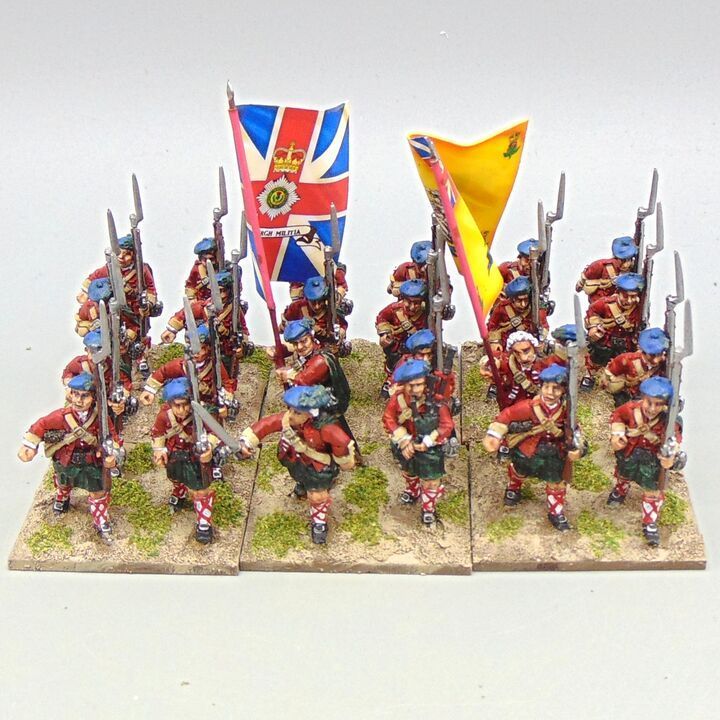 Grade C - Flags of War - 1745 Jacobite Rebellion - Government Militia Unit