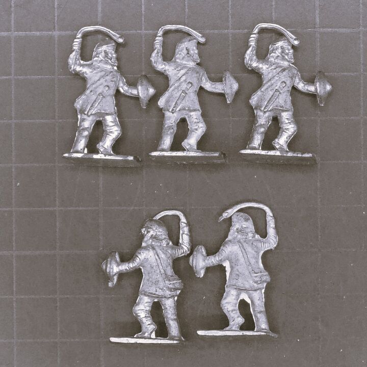 Minifigs, Sassanid Persian: Mercenary Slingers Minifigs, Sassanid Persian: Mercenary Slingers