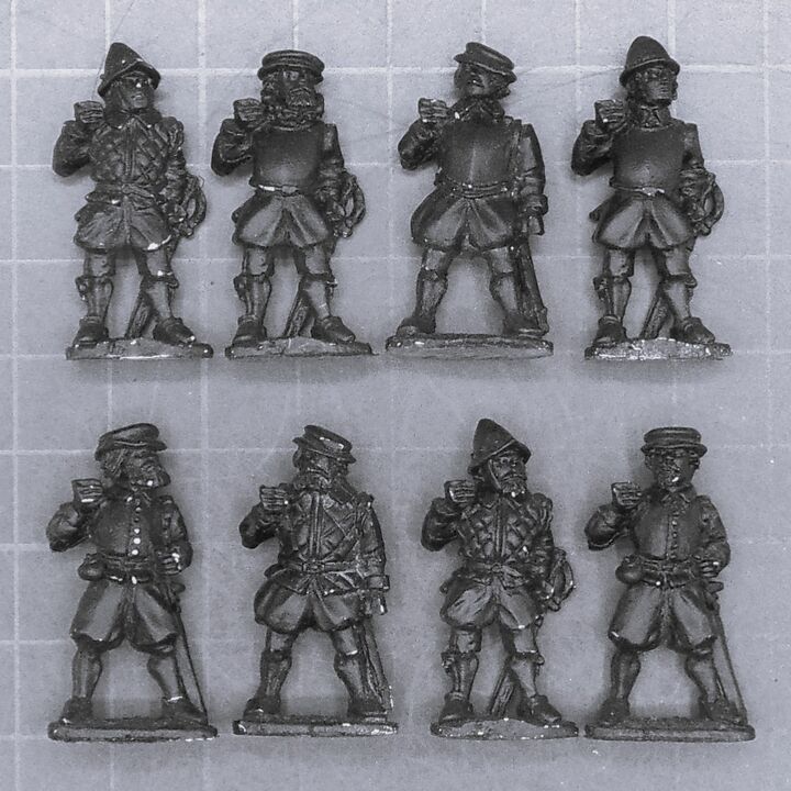 Wargames Foundry, Elizabethan English: Pikemen