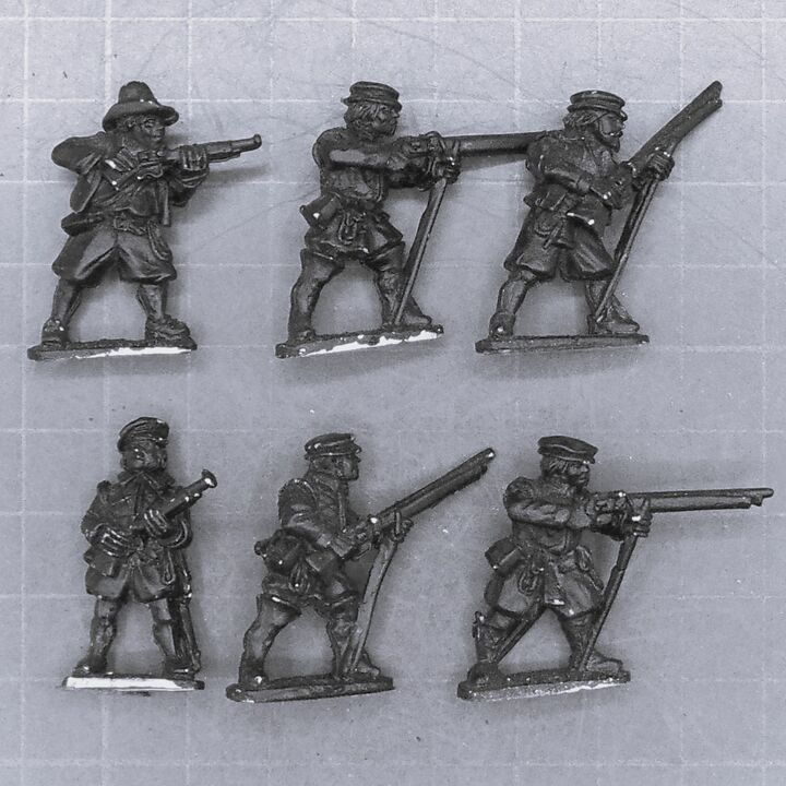 Wargames Foundry, Elizabethan English: Musketeers/Arquebusiers