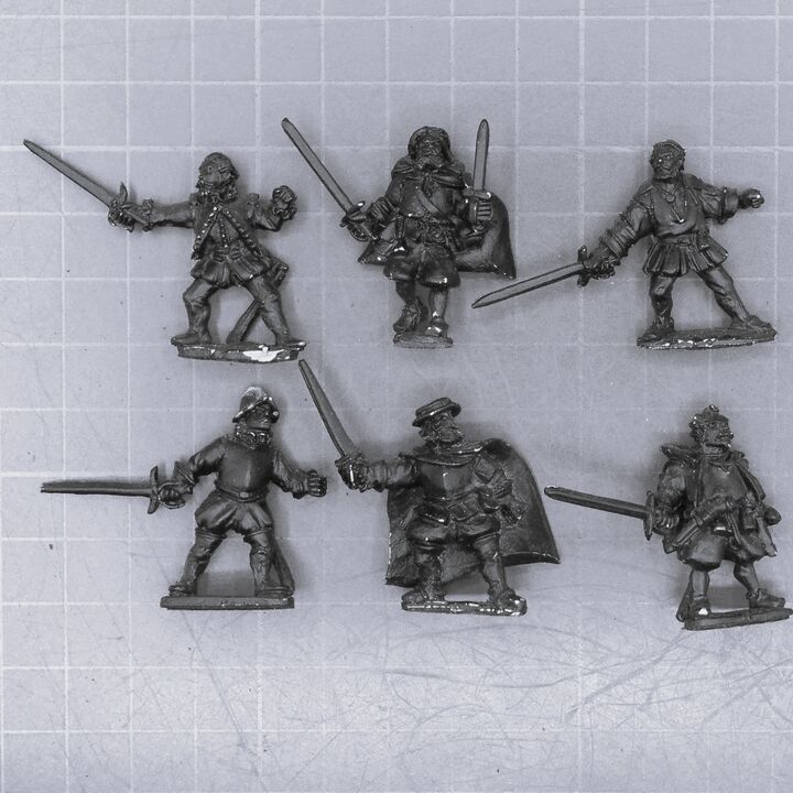 Wargames Foundry, Elizabethan English: Squire Edward's Swashbucklers