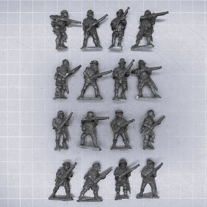 Wargames Foundry, Renaissance Spanish: Arquebusiers Wargames Foundry, Renaissance Spanish: Arquebusiers