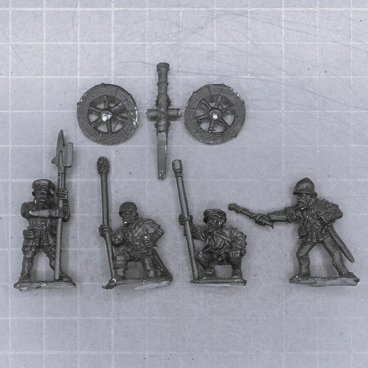 Wargames Foundry, Renaissance Spanish: Light Field Gun & Crew Wargames Foundry, Renaissance Spanish: Light Field Gun & Crew
