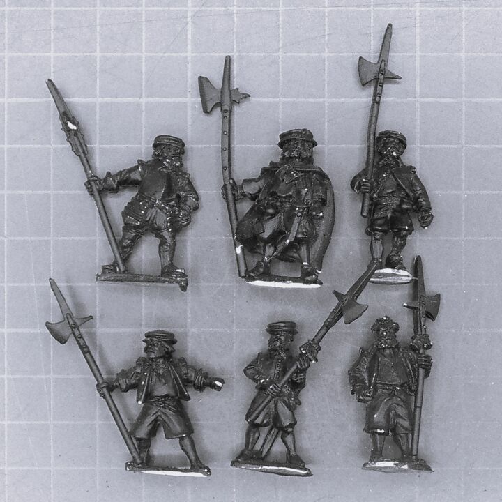 Wargames Foundry, Elizabethan English: Halberdiers