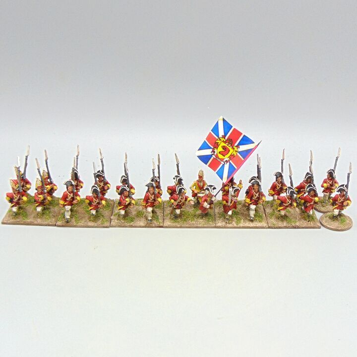 Grade D - Old Glory Miniatures - 1745 Jacobite Rebellion - Government Infantry Unit