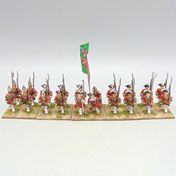 Grade D - Front Rank Miniatures - 1745 Jacobite Rebellion - Government Infantry Unit Grade D - Front Rank Miniatures - 1745 Jacobite Rebellion - Government Infantry Unit
