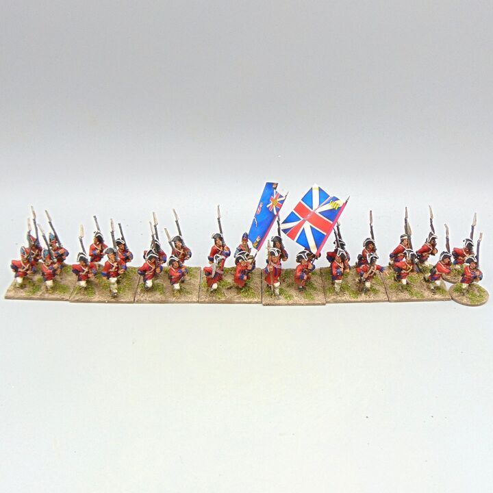 Grade D - Old Glory Miniatures - 1745 Jacobite Rebellion - Government Infantry Unit
