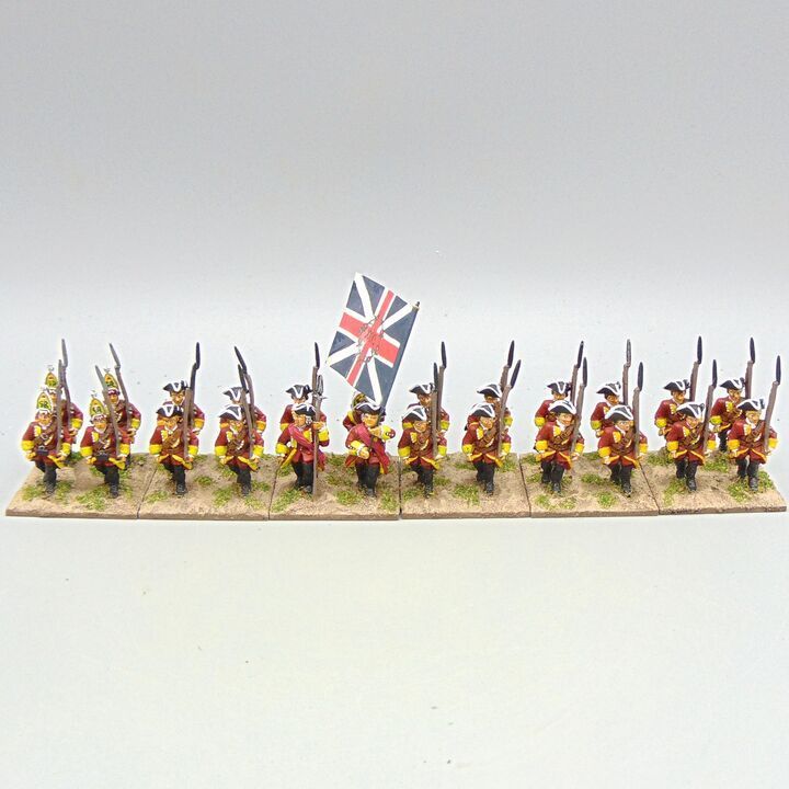 Grade D - Front Rank Miniatures - 1745 Jacobite Rebellion - Government Infantry Unit