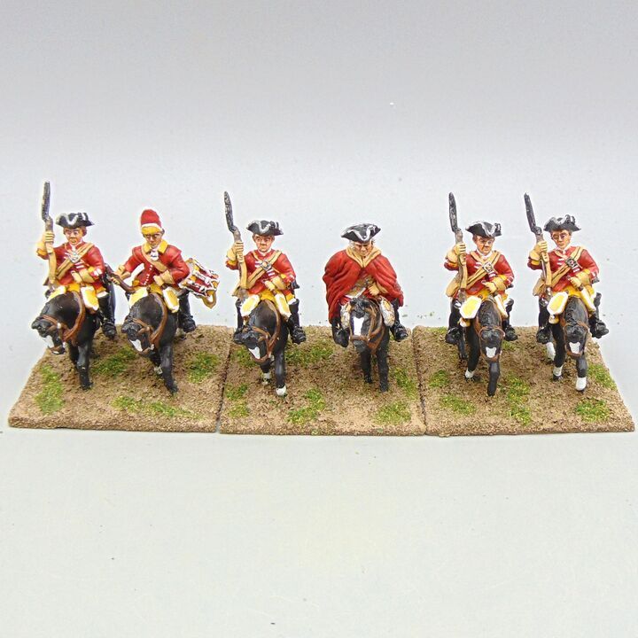 Grade C - Front Rank Miniatures - 1745 Jacobite Rebellion - Government Dragoon Unit