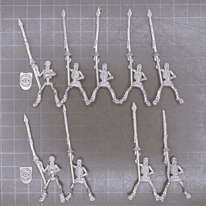 Black Tree Design, Fantasy: Skeleton Cavalry with Lances - No Horses