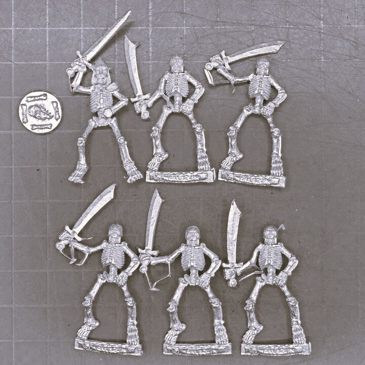 Black Tree Design, Fantasy: Skeleton Cavalry with Swords - No Horses