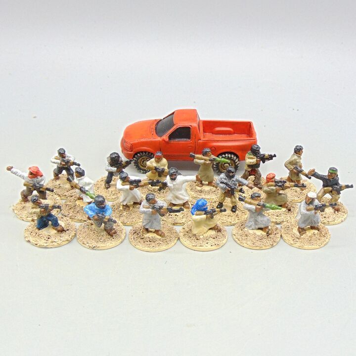 Grade D - Unidentified Manufacturer - Modern Insurgency - Insurgents with Toyota Pick Up