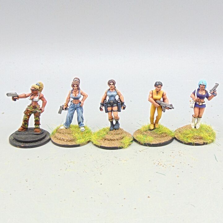 Grade B - Copplestone Castings - Future Wars - Babes with Guns