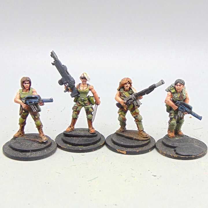 Grade B - Copplestone Castings - Future Wars - Female Troopers