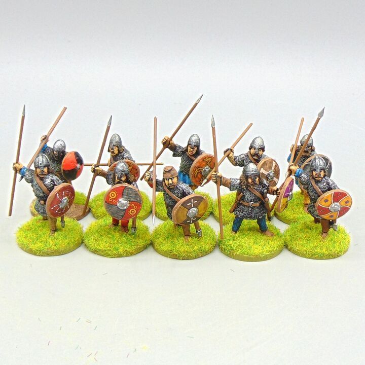Grade C - Renegade Miniatures - Dark Ages - Saxon Thegns