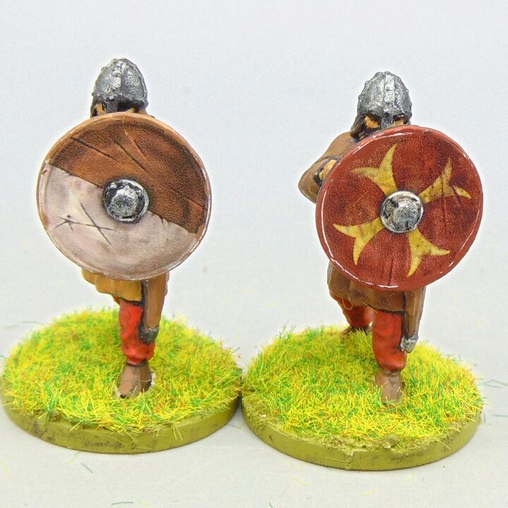 Grade D - Gripping Beast - Dark Ages - Saxon Shieldwall Warriors