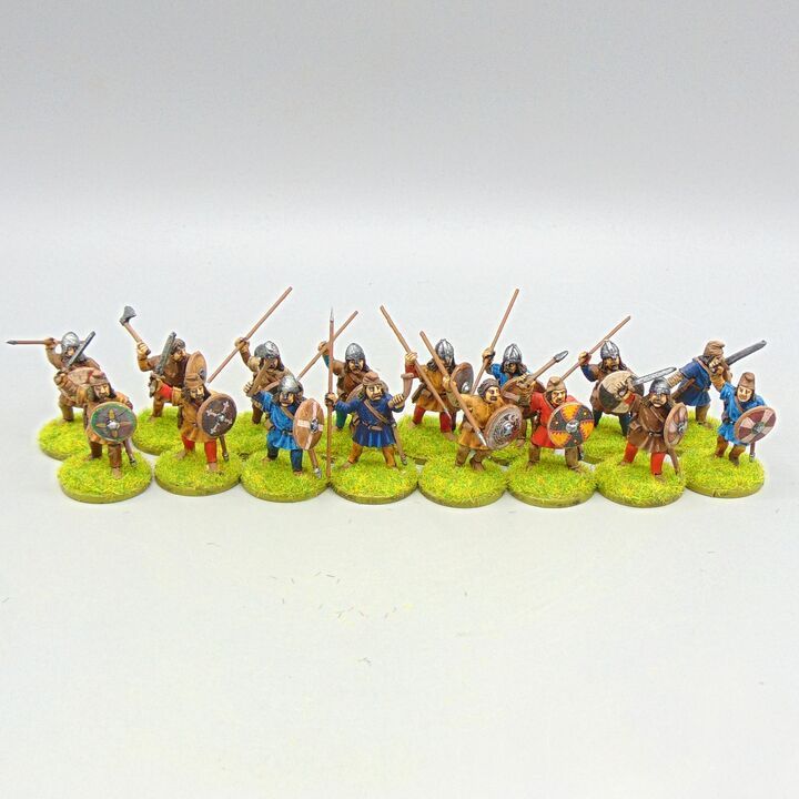 Grade C - Renegade Miniatures - Dark Ages - Saxon Fyrd