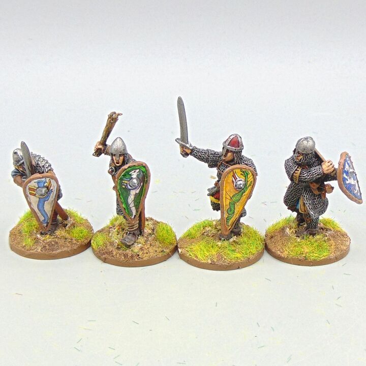 Grade C - Wargames Foundry - Dark Ages - Dismounted Norman Knights