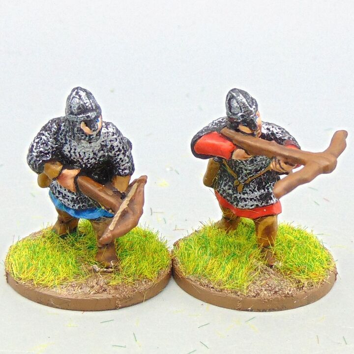 Grade D - Perry Miniatures - Dark Ages/Early Crusades - Norman/Crusader Crossbowmen