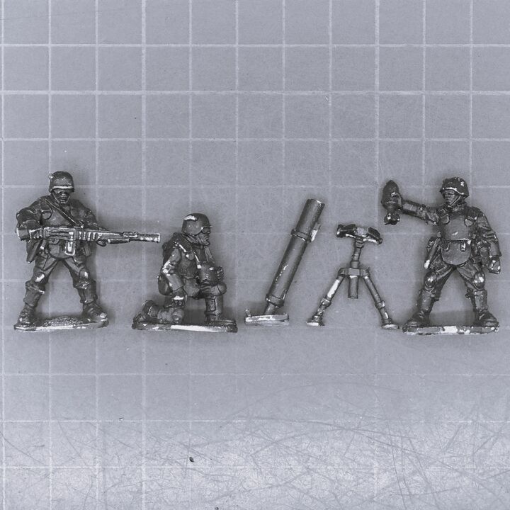Copplestone Castings, Future Wars: Assault Troopers Mortar Team