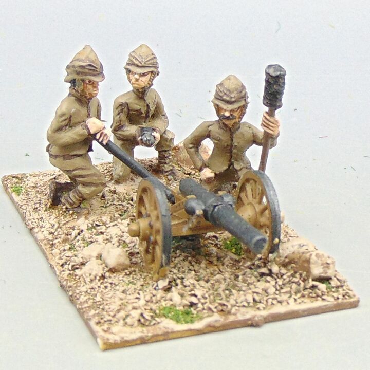 Grade D - Connoisseur Figures - Mahdist War - British Screw Gun & Crew