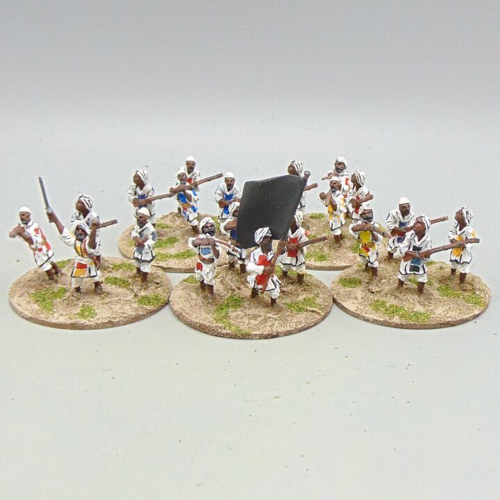 Grade D - Connoisseur Figures - Mahdist War - Ansar Warrior Unit with Rifles