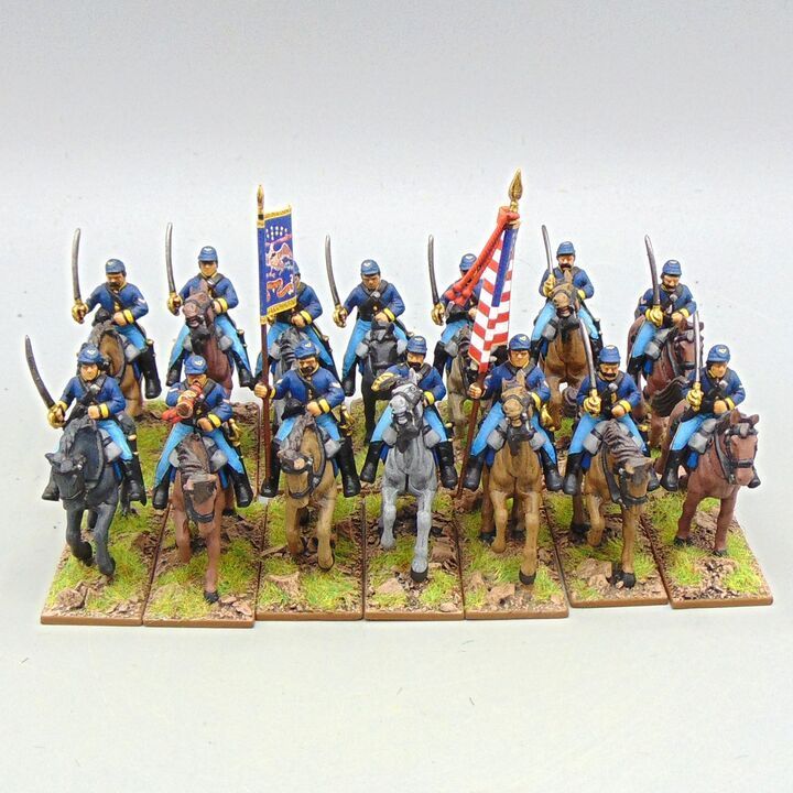 Grade D - Perry Miniatures - ACW - Union Cavalry Unit