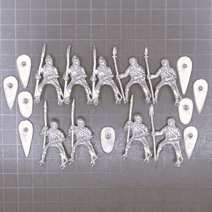 Black Tree Design, Early Medieval: Feudal Cavalry in Quilted Armour - No Horses