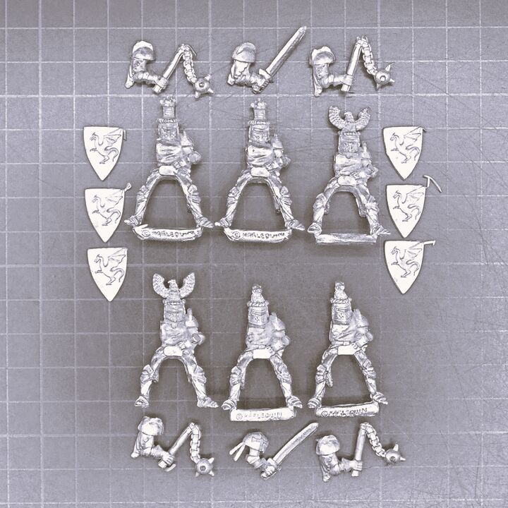 Black Tree Design, Fantasy: Men of Averaign Mounted Knights of the Crown - No Horses Black Tree Design, Fantasy: Men of Averaign Mounted Knights of the Crown - No Horses