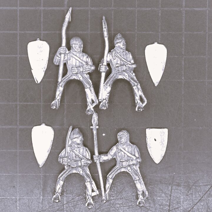 Black Tree Design, Early Medieval: Feudal Cavalry in Quilted Armour - No Horses