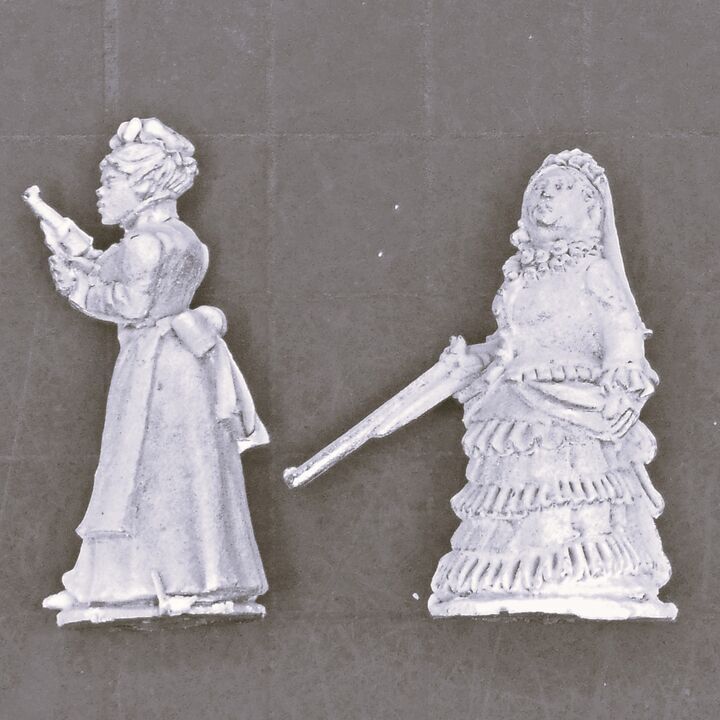 Wargames Foundry, Victoriana: Queen Victoria & Maid