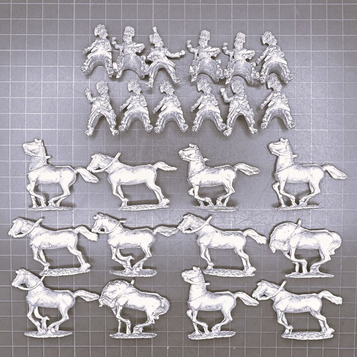 Elite Miniatures, Napoleonic: Russian Urals Cossack Unit Elite Miniatures, Napoleonic: Russian Urals Cossack Unit