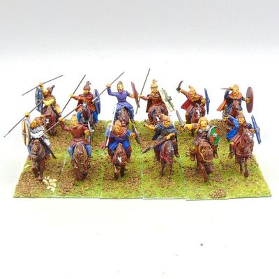 Grade D - Unidentified Manufacturer - Ancient German - Mounted Warriors